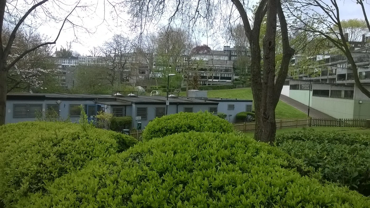 Stepped terraces on the Central Hill estate, SE19