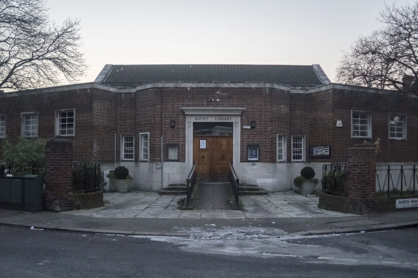 Minet Library on Knatchbull Road, home of Lambeth Archives and two of the ward's four polling stations